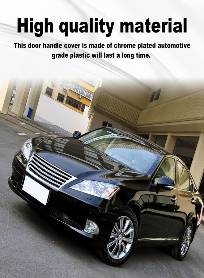 CmeRto غطاء مقبض باب كروم من CmeRto متوافق مع لكزس ES350 (2007-2012)، LS600hl (2008-2016)، LS460 (2007-2017). غطاء مفتاح بديل لمقبض باب السائق الأمامي، رقم القطعة 69218-33010 - Image 4